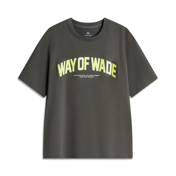 Li-ning hommes Wade série sport T-Shirt à sec frais respirant doublure régulière à manches courtes c