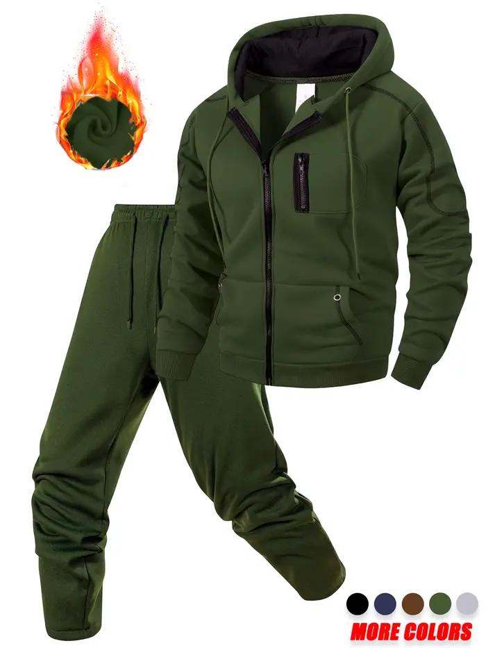 Ensemble de vêtements de Sport pour hommes, veste décontractée + pantalon de Sport, costume de Joggi