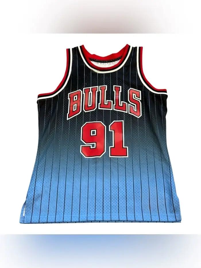 Nouveau Maillot de Basketball Lions 91 Noir et Bleu Dégradé 2026 pour Hommes et Femmes, Haut Décontr