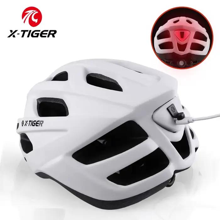 X-TIGER casque de cyclisme homme femmes lumière LED casque route VTT casque de vélo casque de concep