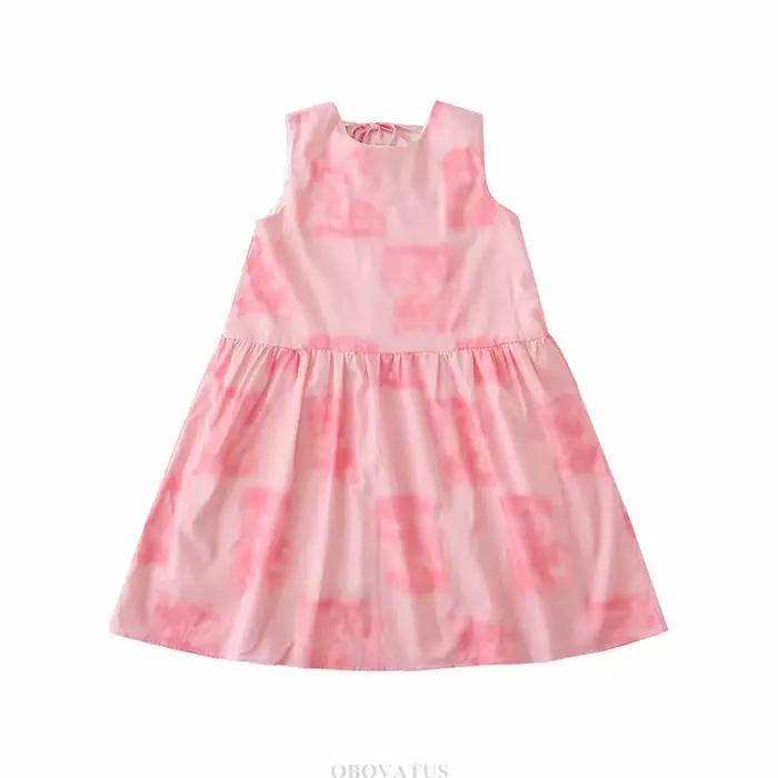 Mère père enfants famille correspondant vêtements ensemble été maman fille une pièce robe papa et fi