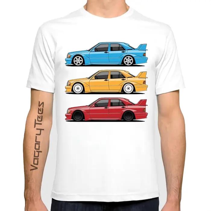 Vagarytees – T-SHIRT Vintage voitures allemandes, Cool, à la mode, évolution 190E