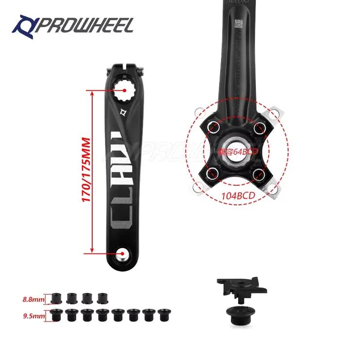 PROWHEEL-Pédalier de vélo de montagne commencerBCD, manivelle et support rapide astronomique, manive