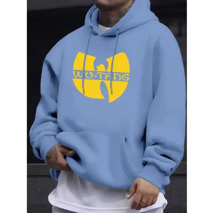 Sweat à capuche Hip Hop Années 90 Wu Clan T-tangs pour hommes et femmes, décontracté, automne-hiver,