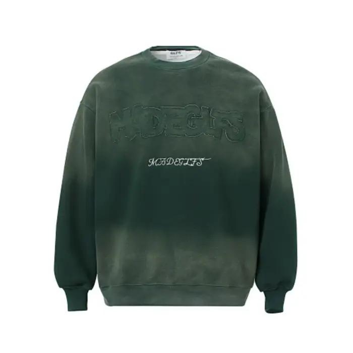 Sweat-shirt pour hommes et femmes, vêtements de rue, nouvelle tendance, industrie lourde, délavé, br