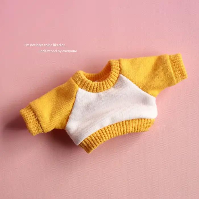 Nouveaux vêtements décontractés à capuche faits à la main, jouets mignons pour enfants, vêtements à 