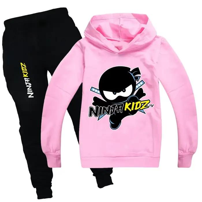 NINJA KIDZ T-Shirt à capuche costume enfants Ninja garçons vêtements ensemble enfant fille sweat pri