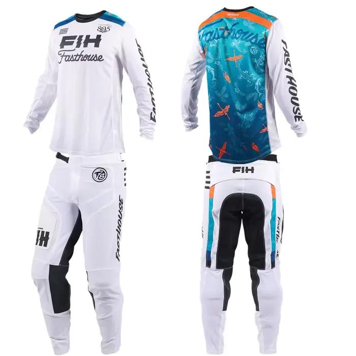 Ensemble de vêtements de motocross FH Mx 2026.6, tenue d'enduro, maillot et pantalon de moto tout-te