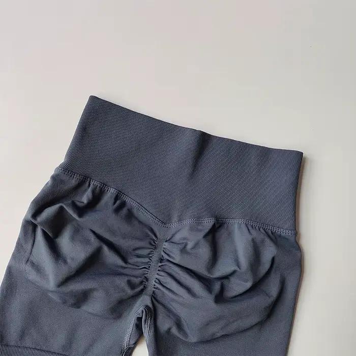 Short de sport de levage de hanche pêche pour femmes, taille haute et serrage de la taille, aminciss