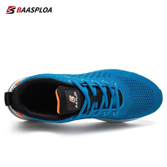 Baasploa chaussures de course pour hommes nouvelle mode léger maille respirant chaussures de marche 