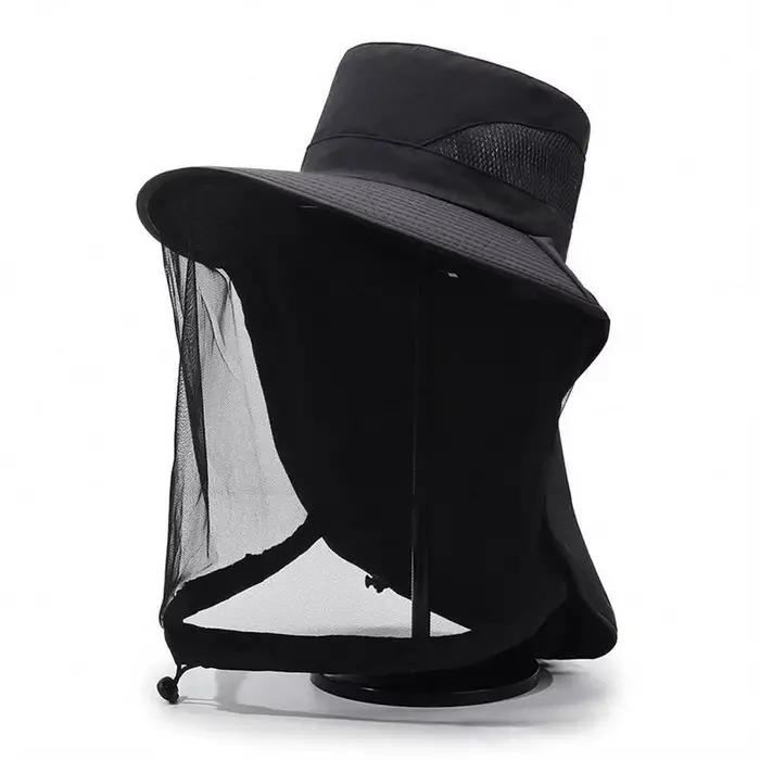 Chapeau moustiquaire, chapeau de pêche, chapeau de protection solaire pour la randonnée en plein air