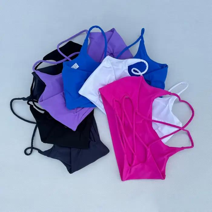 Vêtements de Sport femme sous-vêtements de Sport Yoga Sport soutien-gorge en plein air Jogging croix
