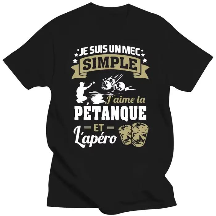 T-shirt en coton à col rond personnalisé pour hommes, t-shirt de printemps comique, cadeau simple, j