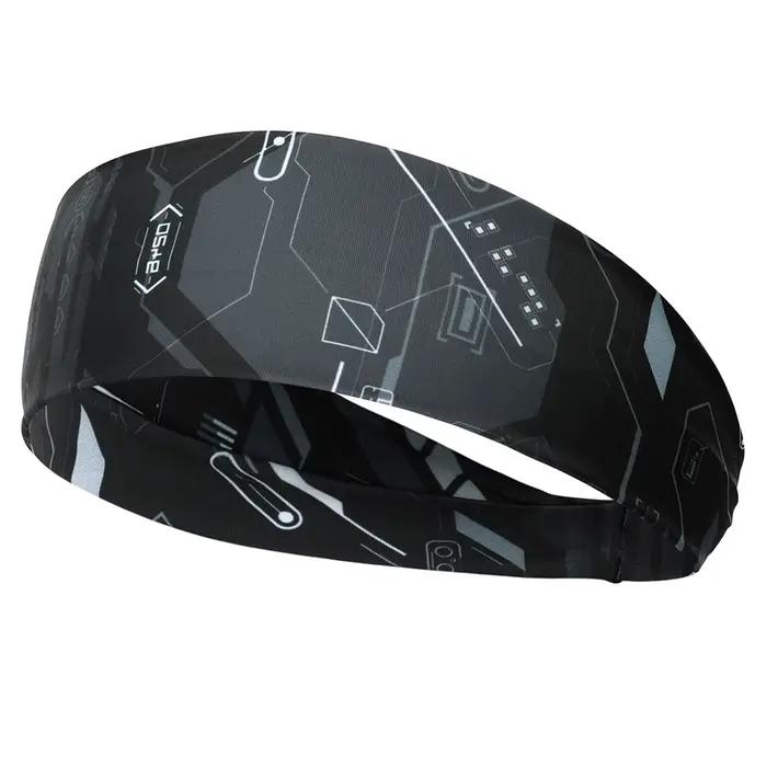Bandeau gothique crâne bandeau de sueur Sport tête bandeau de cheveux entraînement Tennis Fitness jo