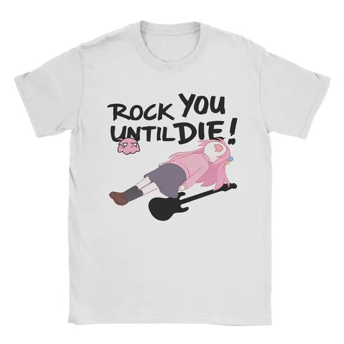 Hommes Bocchi The Rock T-Shirt coton vêtements drôle à manches courtes col rond T-Shirt classique