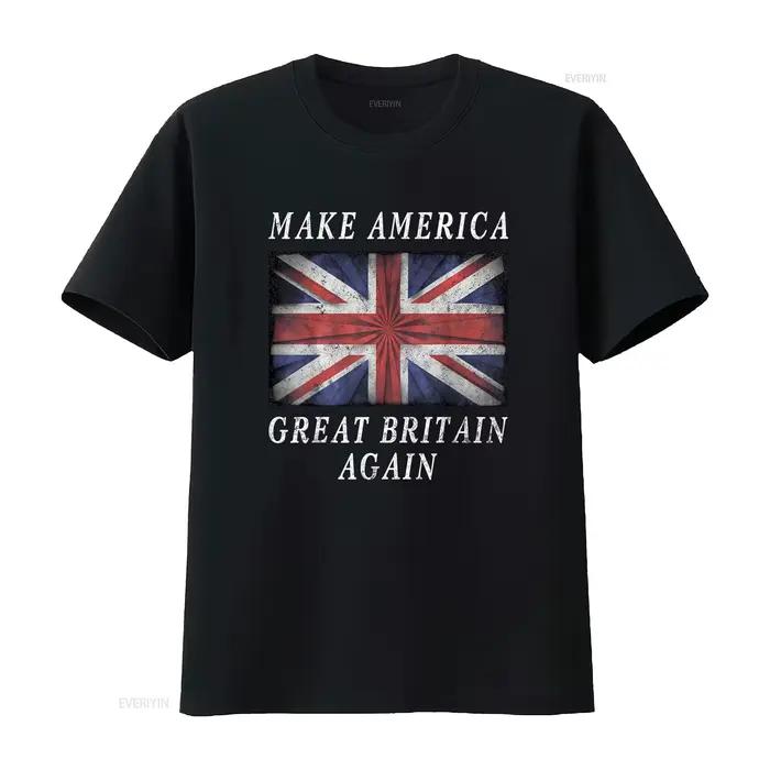 T-shirt « Make America Great Britain Again », design patriotique amusant pour le 4 juillet, style vi