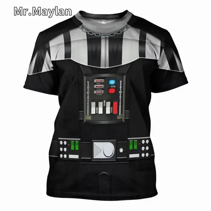 T-shirt à thème Darth Vader, impression 3D, sport, séchage rapide, respirant, t-shirt pour homme, co