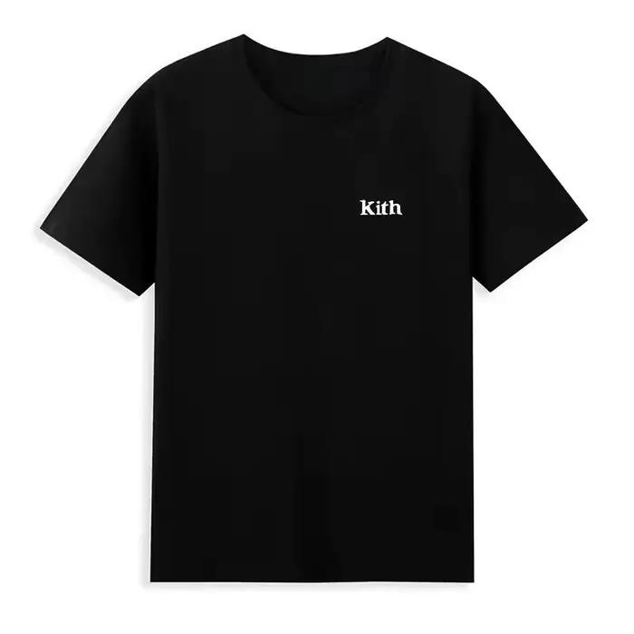 T-shirts imprimés en pur coton pour hommes et femmes, manches courtes, style simple et uni, marque t