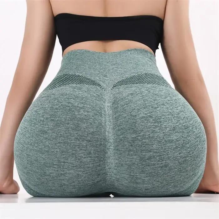 Nouvelles femmes Shorts de Yoga taille haute Shorts d'entraînement Fitness Yoga ascenseur bout à bou