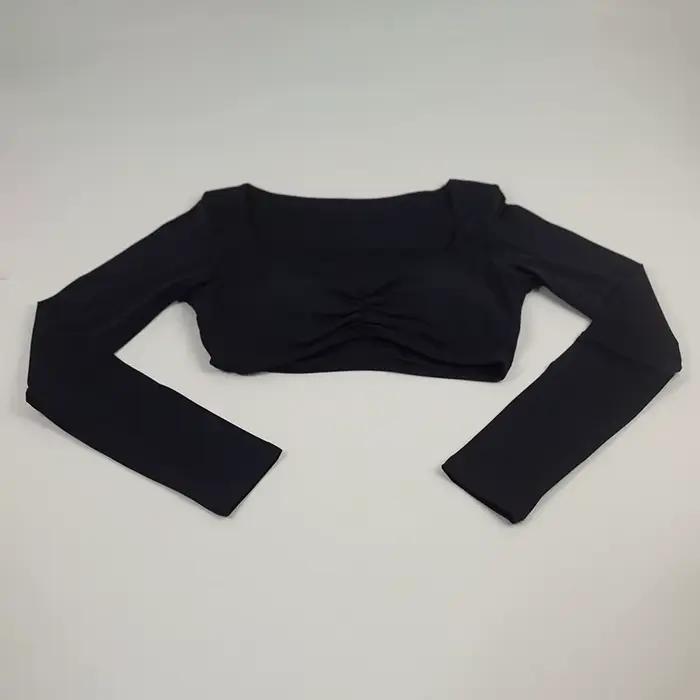 Vêtements de Yoga courts et respirants à séchage rapide pour femmes, hauts de Fitness, sensation nue