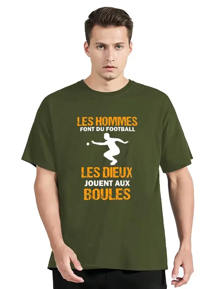 T-shirt de sport à manches courtes pour hommes, style estival, drôle, Walter tanque Bowler Boules Pe