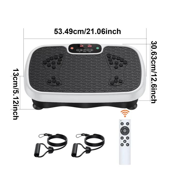 Machine à vibrer pour brûler les graisses, Bluetooth, vitesse réglable, pour entraînement complet du