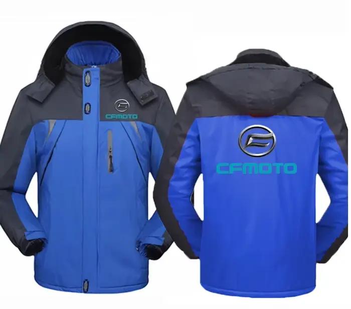 Veste coupe-vent avec Logo CFMOTO, imperméable, chaude, pour l'extérieur, résistante au froid, vêtem