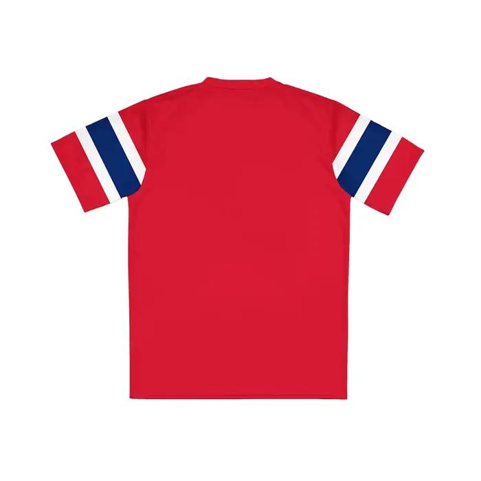 T-shirt de football Norvège pour hommes et femmes, à manches courtes, coupe ample, mode estivale, dé