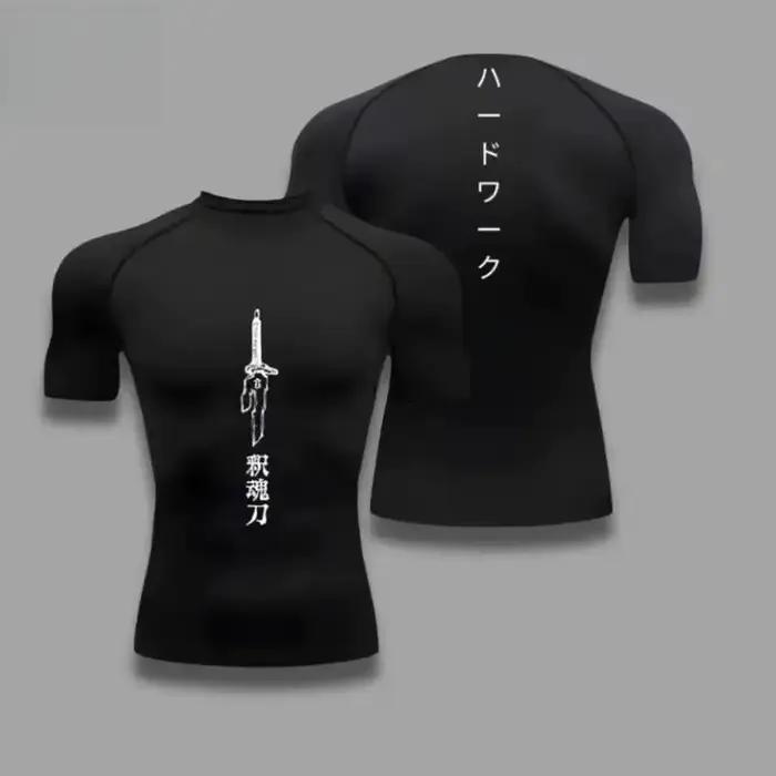 T-shirt de compression Toji, vêtements de sport, tenue de gym, Jujutsu Kaisen, compression, anime, F
