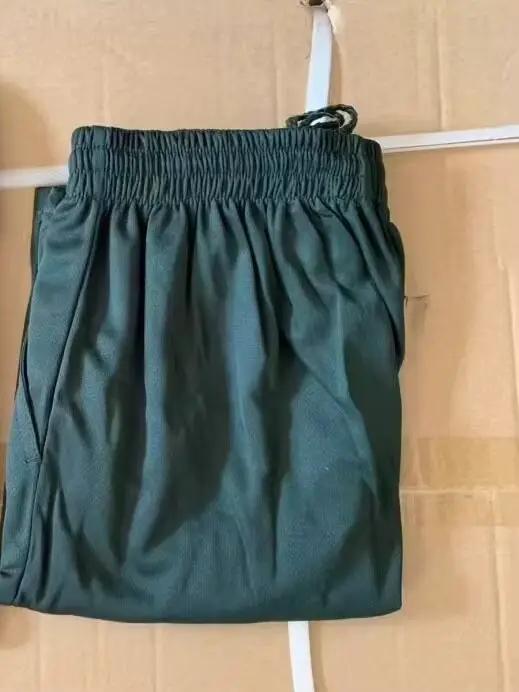 Combinaison d'entraînement physique vert olive pour hommes, ensemble d'été à manches courtes, unifor