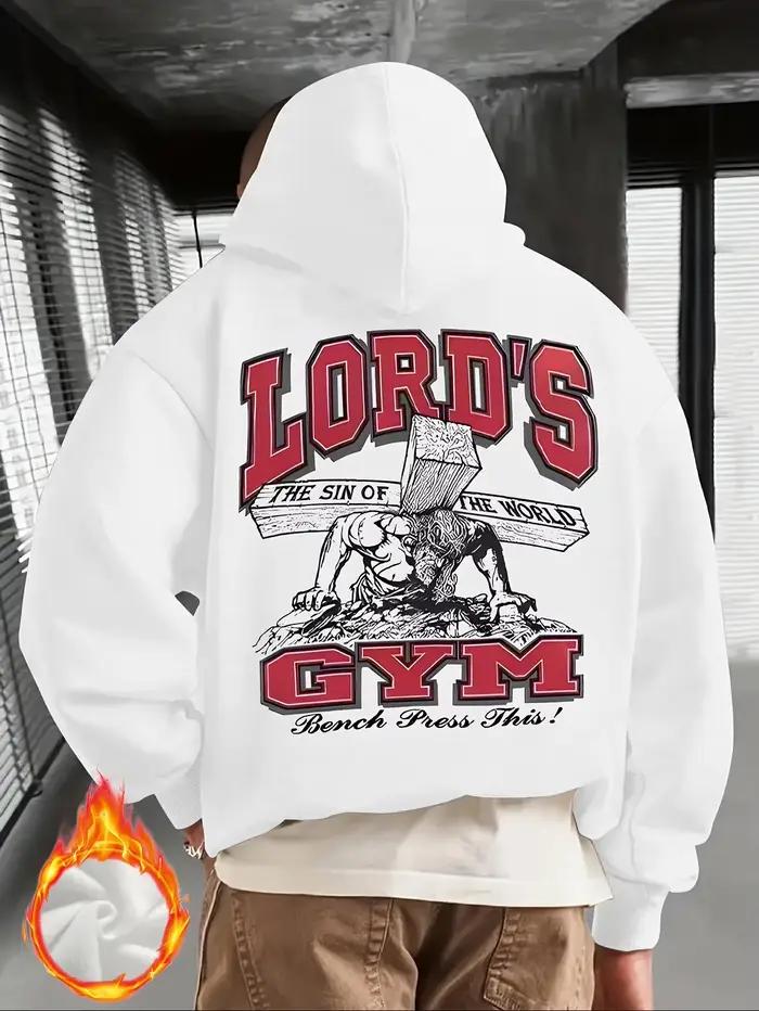 Sweat-shirt à capuche pour homme, style sport décontracté américain, avec impression de lettres, man