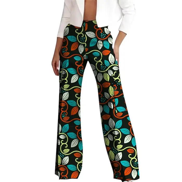 Pantalon Cargo pour femmes, Design Original, Couture africaine, sur mesure, taille haute, imprimé An