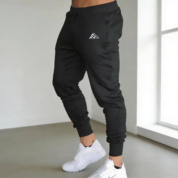 Nouveau pantalon de sport décontracté pour homme, imprimé tendance bleu, pour la course, l'entraînem