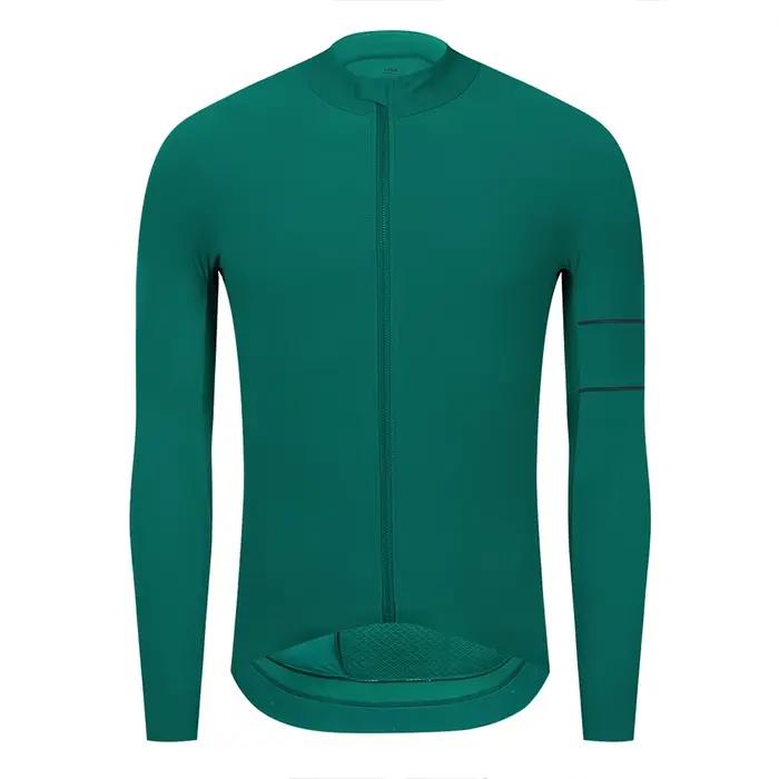 YKYWBIKE veste de cyclisme automne maillot à manches longues vêtements de vélo polaire thermique vtt