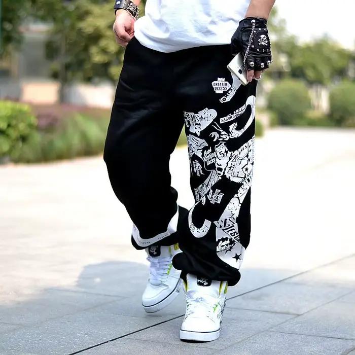 Pantalon de survêtement à jambes larges pour hommes, pantalon de sport de planche, pantalon baggy, a