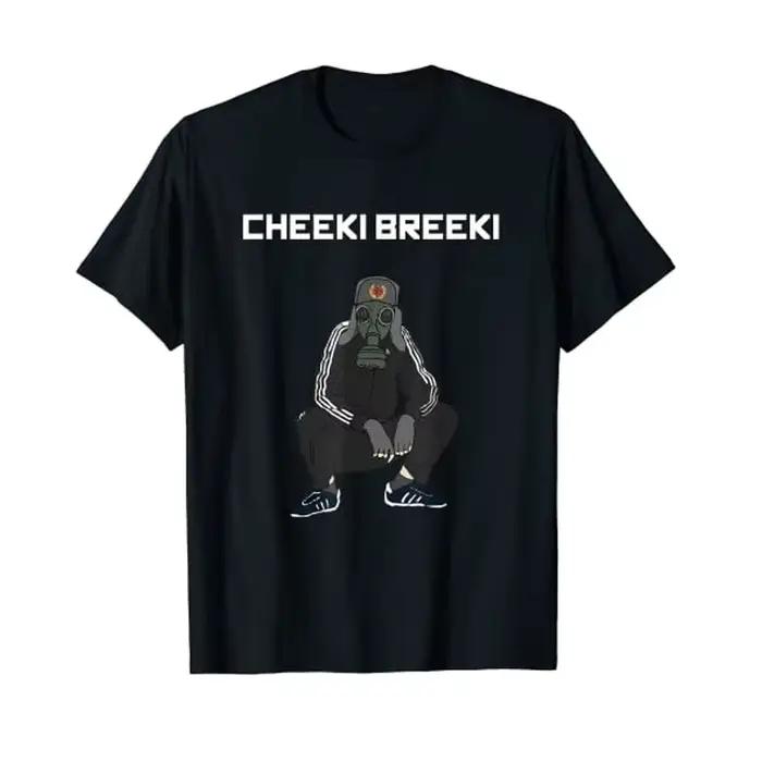 Cheeki Breeki-Gopnik Slav Style Funny Gamer SUNker T-Shirt, Humor Funny Graphic Tee, Y-Men Clothing,