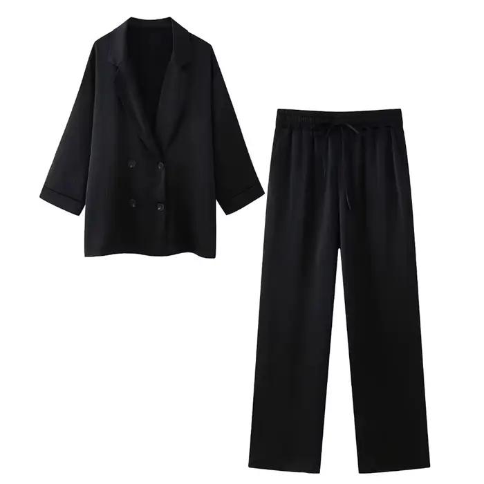Ensemble veste et pantalon pour femmes, Style européen et américain, nouvelle collection printemps e