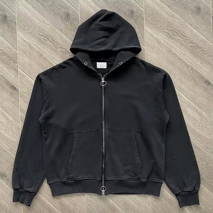 Kapital Kountry – sweat-shirt à capuche décontracté avec fermeture éclair pour hommes et femmes, 1:1