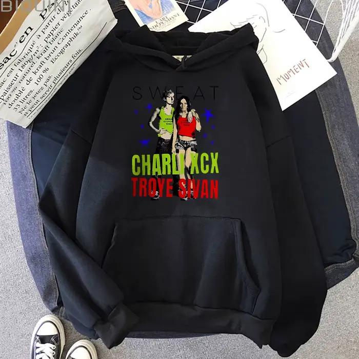 Sweat à capuche Charmovies XCX et Troye Sivan, sweat-shirt nord-américain, pulls classiques, haut Hi