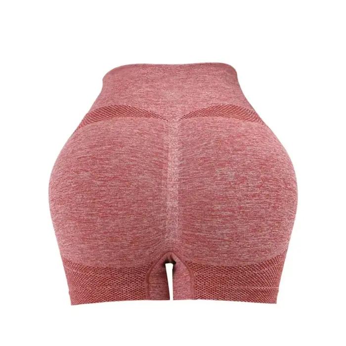 Nouvelles femmes Shorts de Yoga taille haute Shorts d'entraînement Fitness Yoga ascenseur bout à bou
