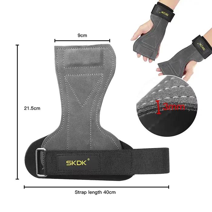 SKDK – protège-paume pour poignées de gymnastique, en cuir de vache, protection de la paume, gants d