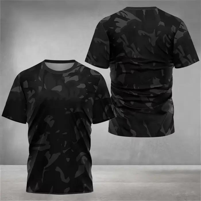 2025 nouveaux T-shirts de sport d'été pour hommes mode Streetwear à la mode 3D imprimé Fitness T-shi