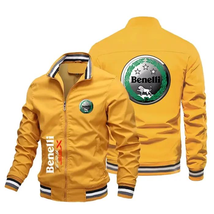 Veste coupe-vent pour homme, logo Benelli, Harajuku, sports de plein air, cyclisme, loisirs, marque 