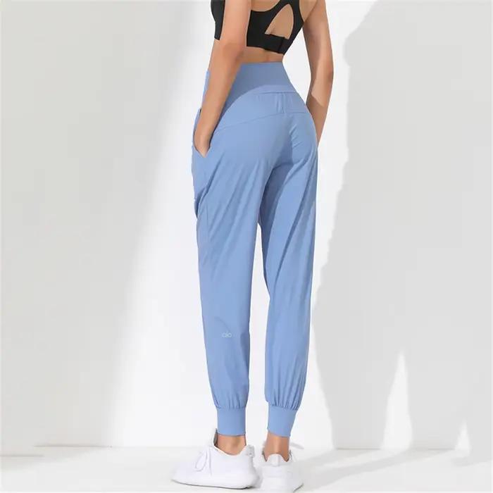 Pantalon de sport ample pour femme, décontracté, mode tendance, jogging, exercice, fitness dans la r