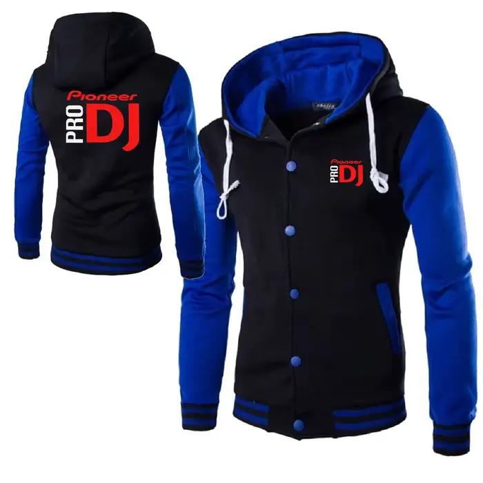 Sweat à capuche DJ Pioneer PRO pour homme, uniforme de baseball, sweat à capuche, cardigan, survêtem