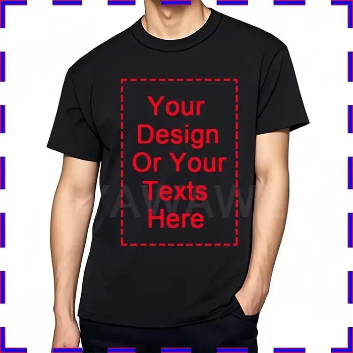 T-shirt personnalisé devant et arrière votre propre T-shirt personnalisé homme et femme votre design