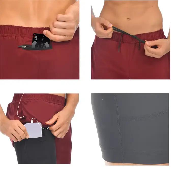 Été 2026 Shorts de course hommes 2 en 1 Sport Jogging Fitness Shorts formation séchage rapide hommes