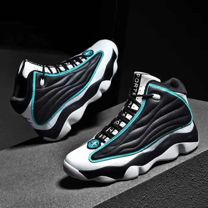 Offre spéciale chaussures de basket-ball hommes femmes haut en cuir chaussures de Sport en plein air