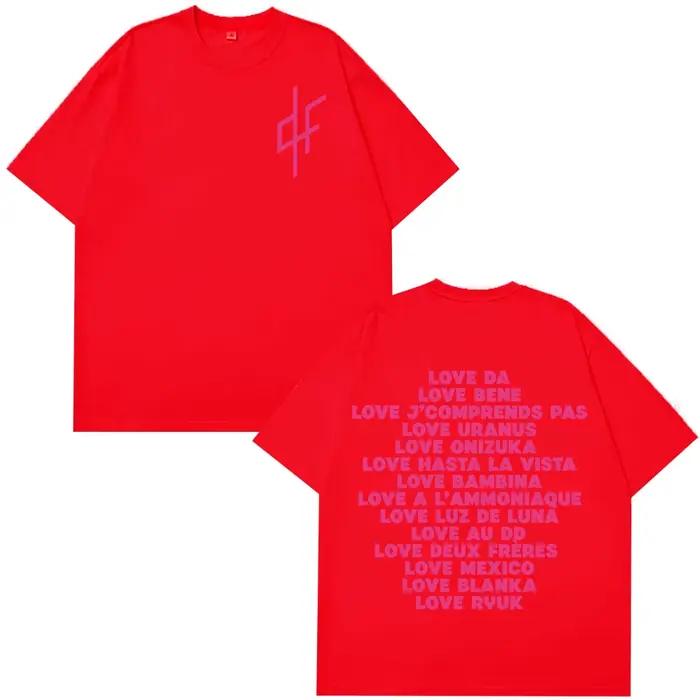 J'aime PNL mode impression graphique Harajuku T-shirt hommes femmes Hip Hop à manches courtes tendan
