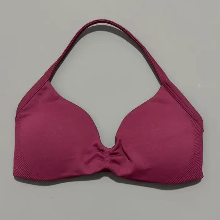 Soutien-gorge de sport à bretelles fines pour femme, maintien élevé, sans couture, style halter, eff